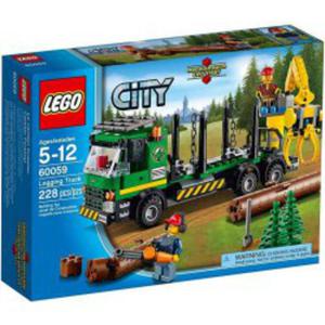 LEGO 60059 Ciarwka do transportu drewna - 2833589258