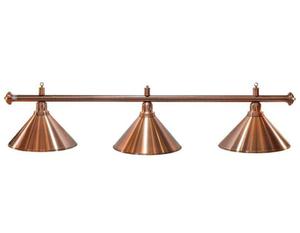 Lampa bilardowa Elegance 3 klosze brzowe - 2825621460