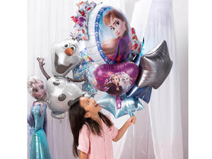 Balon foliowy serce Frozen - Kraina Lodu - 47 cm - 1 szt. - 2847519910