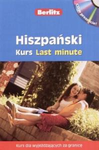 HISZPASKI KURS LAST MINUTE + CD - 2871075618