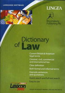 DICTIONARY OF LAW CD - 2838740856