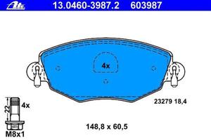 klocki hamulcowe ATE - przd kpl. - 2829828554