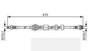 przewd hamulcowy Bosch - przd - 2829829350