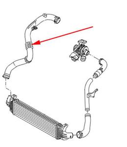 rura przewd intercoolera 1.8 TDCi Mondeo Mk4  - 2850668006