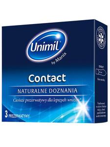 Unimil Contact - naturalne doznania, 100% komfortu (3 szt.) - 3 szt. - 2857473911