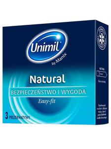 Unimil Natural - klasyczne prezerwatywy (3 szt.) - 3 szt. - 2854931996