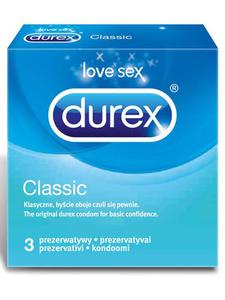 Durex Classic - standardowe z easy-on (3 szt.) - 3 szt.