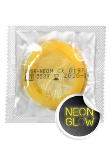 Amor Neon - prezerwatywy wiecce w ciemnoci (1 szt.) - 1 szt. - 2844542123