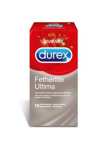 Durex Fetherlite Ultima - supercienkie z sensi-fit (10 szt.) - 10 szt. - 2854932031