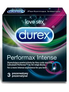 Durex Performax Intense - intensyfikujce doznania (3 szt.) - 3 szt.