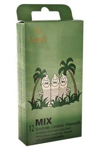 Amor MIX - zestaw prezerwatyw z rnymi fakturami (12 szt.) - 2857887088