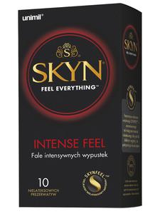 Unimil SKYN Intense Feel - nielateksowe z wypustkami (10 szt.) - 10 szt. - 2854932043