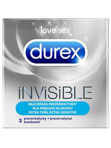 Durex Invisible - dla wiek.bliskosci (3 szt.) - 3 szt. - 2853100476