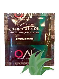 Okamoto ON Aloe Natural - ultracienka prezerwatywa z wycigiem z aloesu (12 szt.) - 1 szt. - 2847285479