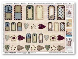 Papier do decoupage TO-DO Soft 212 Country Tags - 2850355112