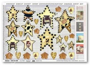 Papier do decoupage TO-DO Soft 214 Country Christmas Stars - 2850355113