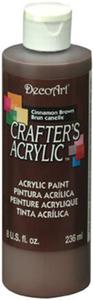 Farba akrylowa DecoArt Crafter's Acrylic CINAMON BROWN 236ml DCA12