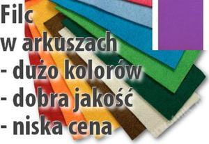 Filc arkusz DECORA lila 20x30 - 2850356144