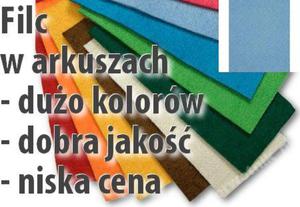 Filc arkusz DECORA bkitny 20x30 - 2850356147