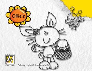 Stempel akrylowy Nellie's Choice Clear Stamp OL016 OLLIE'S Bunny Boy - 2850356492