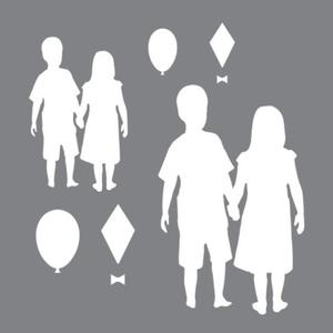 Szablon 15,2x15,2 Andy Skinner Stencils Children 2 pack ANDY 76 - 2850356778