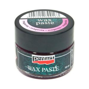 Pasta woskowa metaliczna Pentart Wax paste metallic magenta 20ml - 2850356790