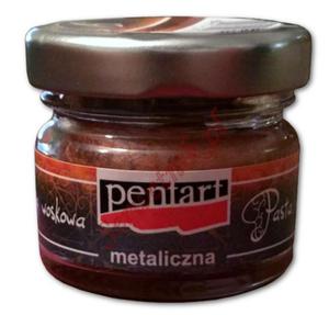 Pasta woskowa metaliczna Pentart Wax paste metal MIEDZIANA 20ml - 2850356793
