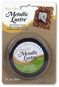 Metaliczna pasta woskowa Decoart Metallic Lustre lavish green 29ml - 2853334171