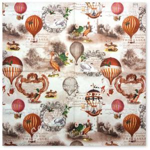 Serwetka do decoupage 3713 Balonowe z kaczkami LOVE - 2859967172