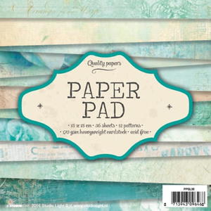 Papier do scrapbookingu 15x15cm Studio Light PAPER PAD PPSL36 zestaw 36 arkuszy - 2859968241