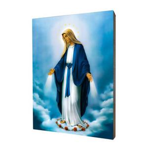 Obraz religijny na desce lipowej, Matka Boa Niepokalana - 2859961859