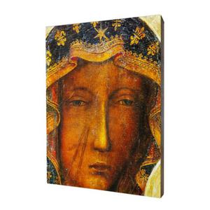 Obraz religijny na desce lipowej, Matka Boska Czstochowska - 2859961869