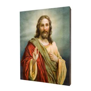 Obraz religijny na desce lipowej, Jezus - 2859961885