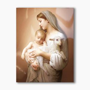Matka Boa z Dziecitkiem, nowoczesny obraz religijny plexi - 2862561033