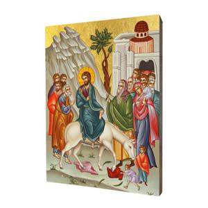 Ikona ze scen wjazdu Jezusa do Jerozolimy - 2864623151