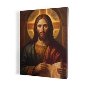 Chrystus Pantokrator - majestatyczny obraz na ptnie - 2874151904