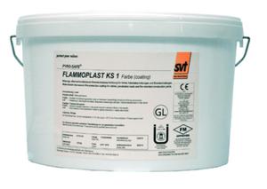 PYRO-SAFE FLAMMOPLAST KS1 - Ognioodporna powoka na kable, opakowanie 12,5 kg do stosowania wewntrz pomieszcze - 2827617239