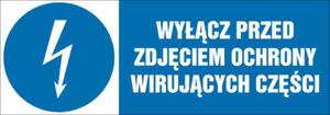 Wycz przed zdjciem ochrony wirujcych czci - 2827618598