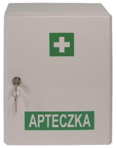 Przemysowa apteczka pierwszej pomocy "VERA 1" w metalowej szafce z wyposaeniem DIN 13164 - 2839126445