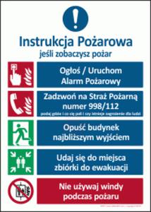 IN001 | Instrukcja przeciwpoarowa alarmowa z wind | ISO7010 - 2860914645