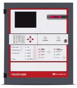 Centrala sygnalizacji poaru POLON 4200 (4x64 adresy, pene oprogramowanie + drukarka) - 2827617569