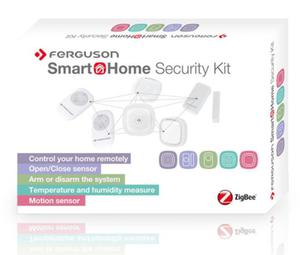 Ferguson Smart Home Security Kit - bezprzewodowy zestaw alarmowy 6 elementw - 2860916857