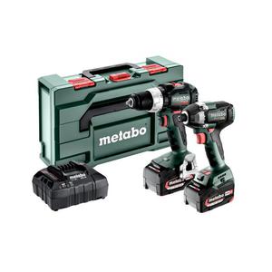 Zestaw METABO COMBO SET 2.8.4 18V -Wkrtarka BS 18 LT BL,zakrtak udarowy SSD 18 LT 200 BL +2x5,2Ah +adowarka+ metaBOX - 2877731948