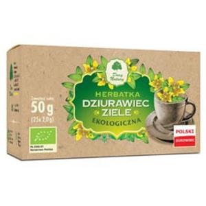 Ekologiczna herbatka Dziurawiec ziele 25x2g - Dary Natury - 2861180365