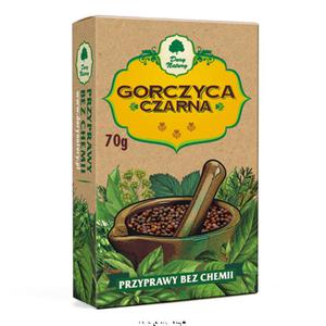 Gorczyca czarna 70g - Dary Natury - 2871636609