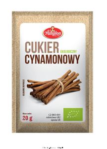 Cukier cynamonowy ekologiczny 20g - Amylon - 2878254155