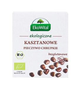 Pieczywo chrupkie kasztanowe bezglutenowe BIO 100g - EkoWital - 2878848599