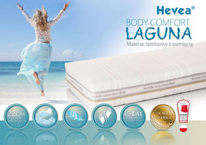 Materac lateksowy Hevea Body Comfort Laguna 200X160 gwarancja zadowolenia!