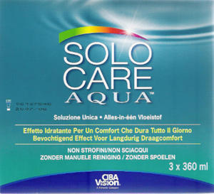 Solo-Care Aqua - 3 x 360ml - 2829383278