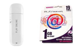 MODEM USB E173U + starter PLAY Online 1gb - 2859858096